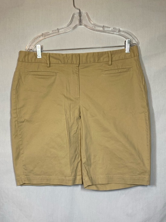 Lands' End Pants - Lands' End Women's Khaki Bermuda Shorts - Tan